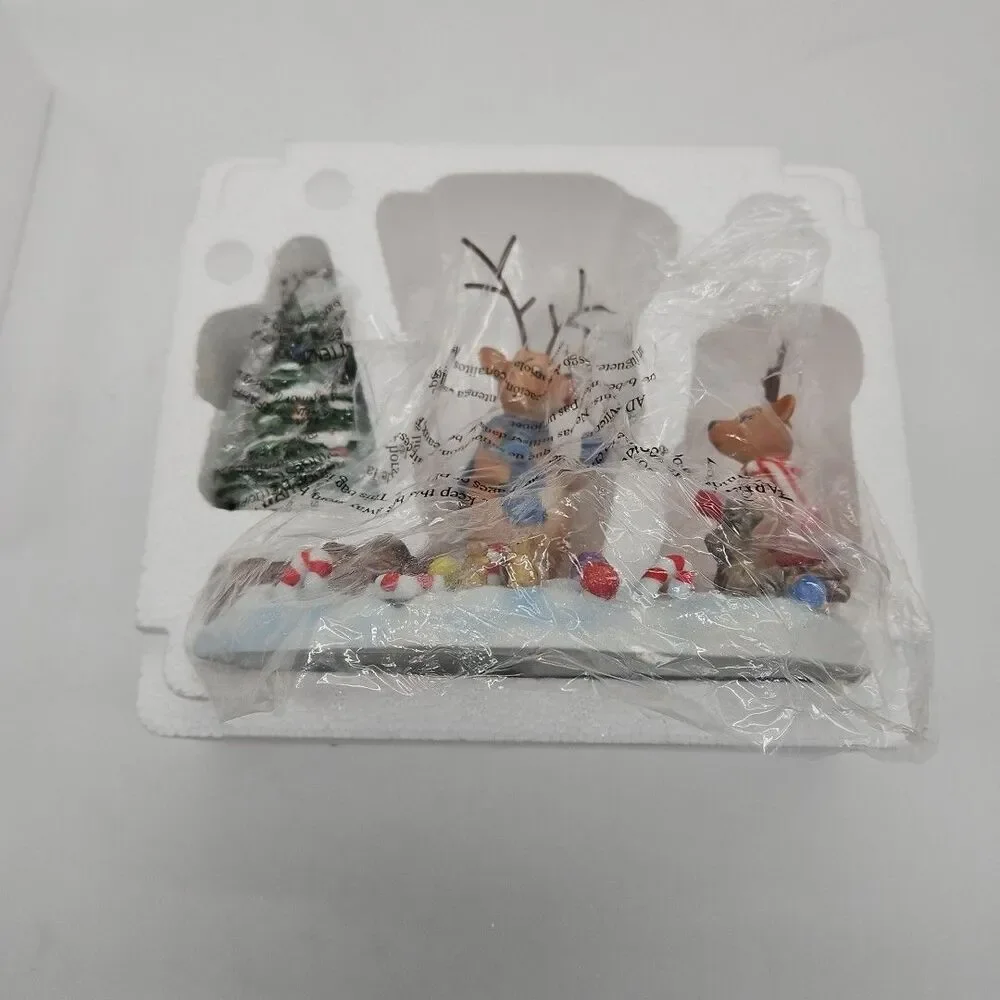 PARTYLITE REINDEER CHRISTMAS VOTIVE CANDLE HOLDER P8536 DECORATING XMAS TREE BOX